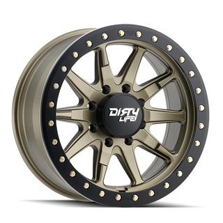 Dirty Life | DT-2 17x9.0 ET-12 - Satin Gold