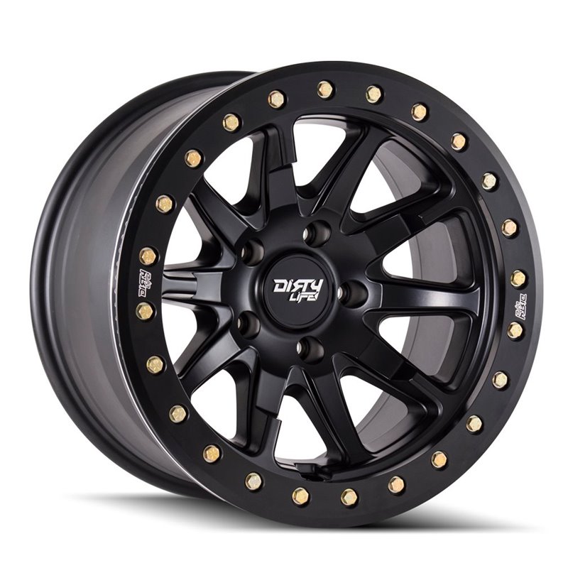 Dirty Life | DT-2 17x9.0 ET-12 - Satin Black
