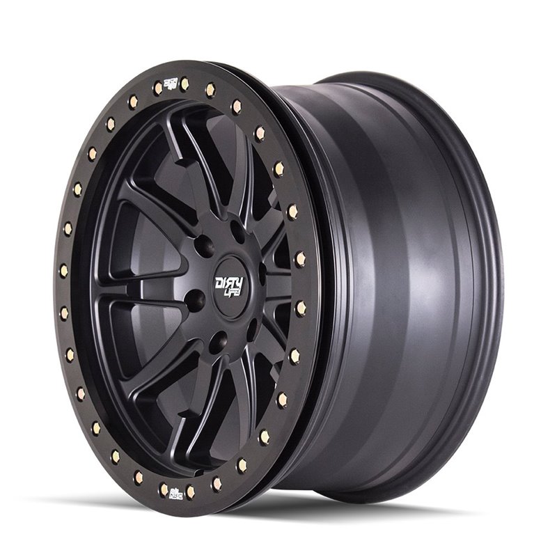 Dirty Life | DT-2 17x9.0 ET-12 - Satin Black