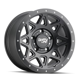 Dirty Life | THEORY 17x9.0 ET-12 - Satin Black