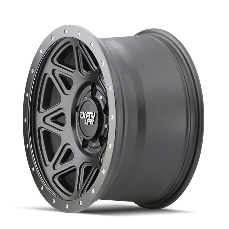 Dirty Life | THEORY 17x9.0 ET-12 - Satin Black