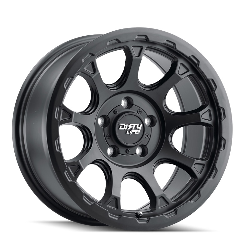 Dirty Life | DRIFTER 17x8.5 ET-6 - Satin Black