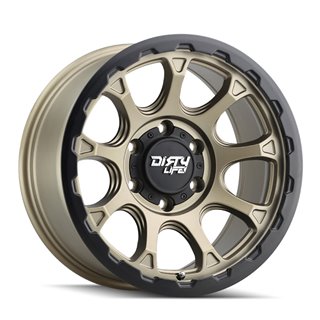 Dirty Life | DRIFTER 17x8.5 ET-6 - Matte Gold