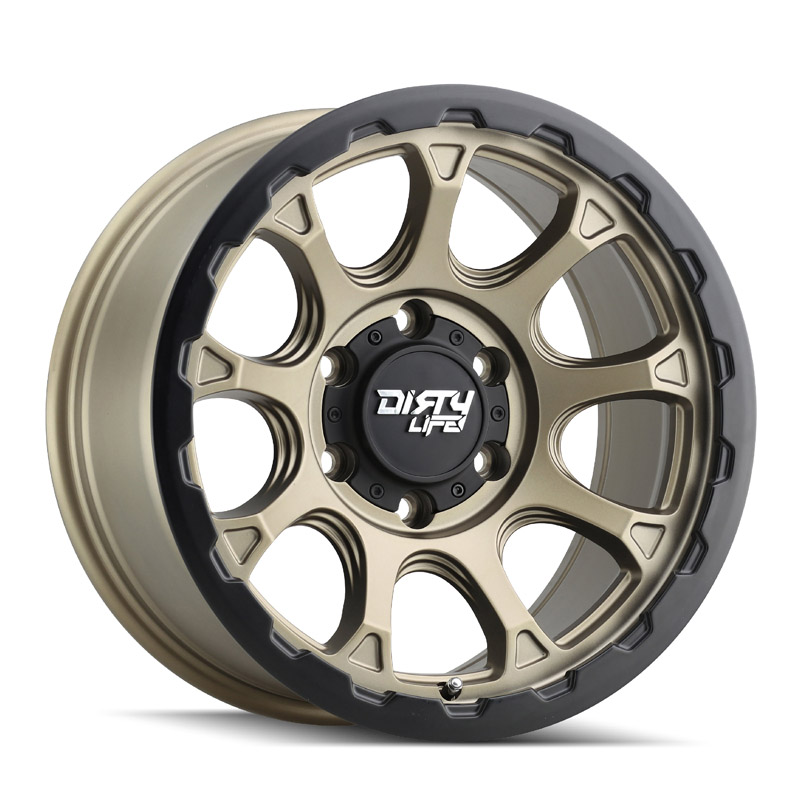 Dirty Life | DRIFTER 17x8.5 ET-6 - Matte Gold