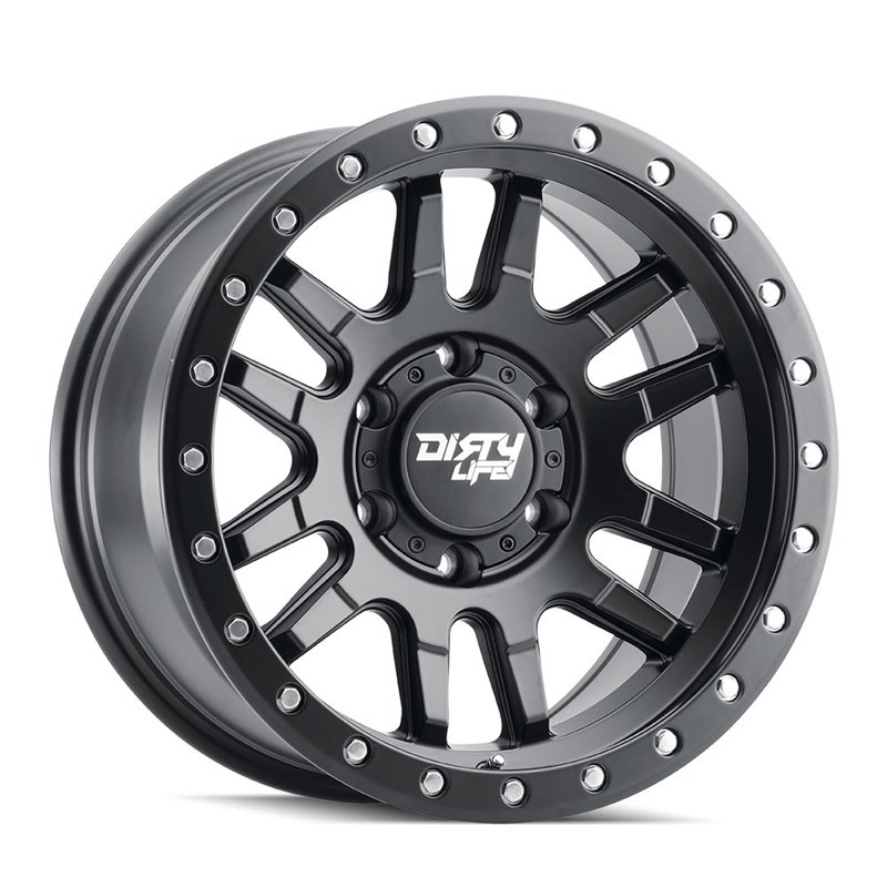 Dirty Life | CANYON PRO 17x9.0 ET-12 - Satin Black