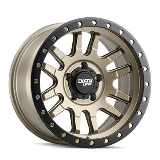 Dirty Life | CANYON PRO 17x9.0 ET-12 - Satin Gold