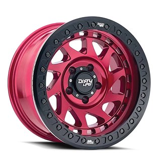 Dirty Life | ENIGMA RACE 17x9.0 ET-12 - Gloss Crimson Candy Red
