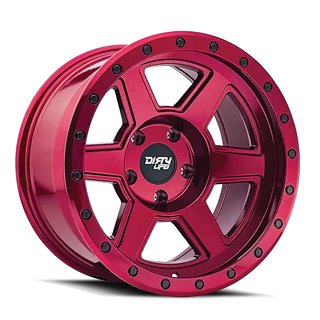 Dirty Life | COMPOUND 17x9.0 ET-12 - Gloss Crimson Candy Red
