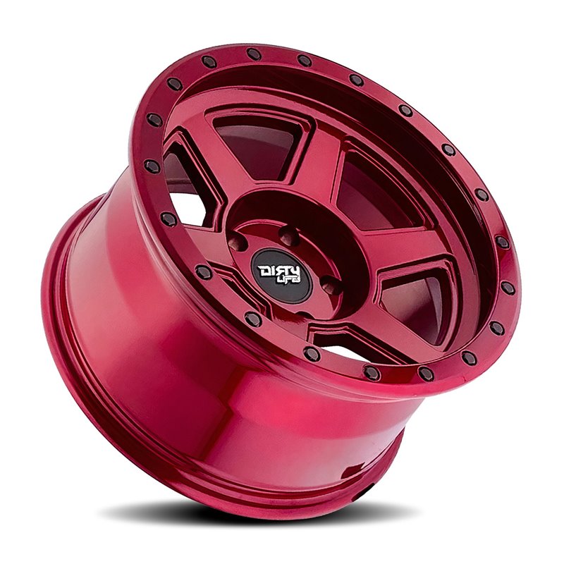 Dirty Life | COMPOUND 18x9.0 ET-12 - Gloss Crimson Candy Red