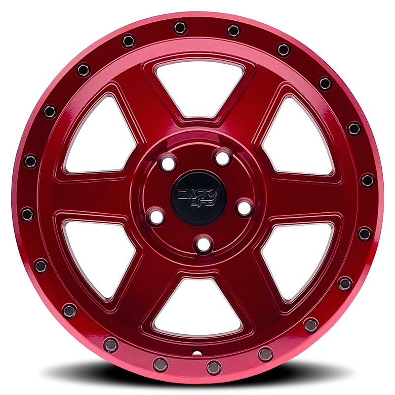 Dirty Life | COMPOUND 18x9.0 ET-12 - Gloss Crimson Candy Red
