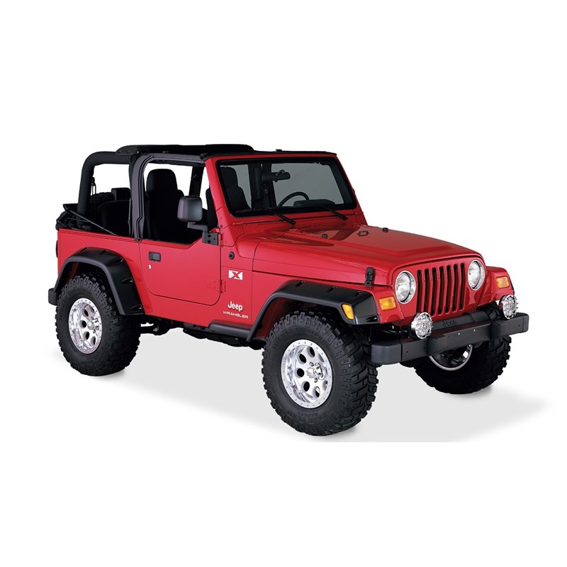 Bushwacker | Fender Flare - Wrangler 2.4L / 2.5L / 4.0L 1997-2006
