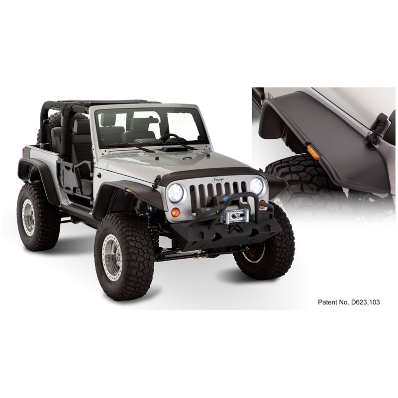 Bushwacker | Fender Flare - Wrangler (JK) 3.6L / 3.8L 2007-2018