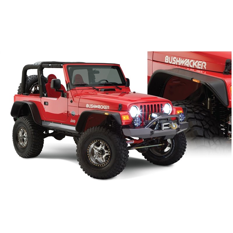 Bushwacker | Fender Flare - Wrangler 2.4L / 2.5L / 4.0L 1997-2006
