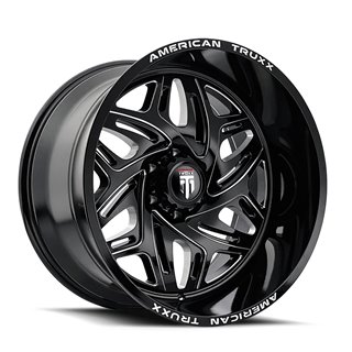 American Truxx | EUPHORIA 20x10.0 ET-19 - Gloss Black Milled
