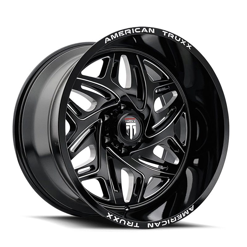 American Truxx | EUPHORIA 20x10.0 ET-19 - Gloss Black Milled