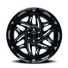 American Truxx | EUPHORIA 20x10.0 ET-19 - Gloss Black Milled