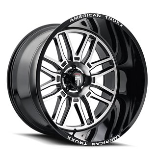 American Truxx | RESTLESS 24x14.0 ET-76 - Gloss Black Milled