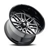 American Truxx | RESTLESS 24x14.0 ET-76 - Gloss Black Milled