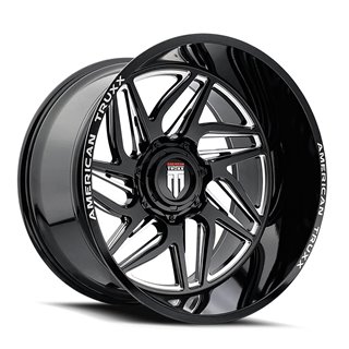 American Truxx | GOLIATH 20x9.0 ET0 - Gloss Black Milled