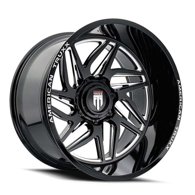 American Truxx | GOLIATH 20x9.0 ET0 - Gloss Black Milled