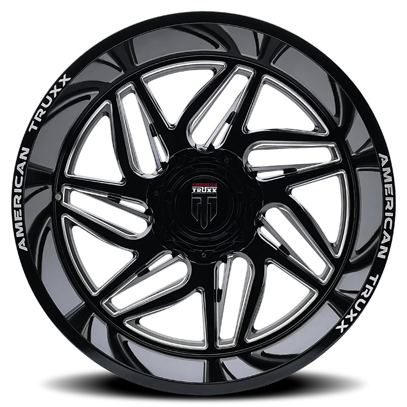 American Truxx | GOLIATH 20x9.0 ET0 - Gloss Black Milled
