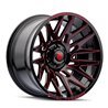 American Truxx | EVOLUTION 22x12.0 ET-44 - Gloss Black Prizm Red