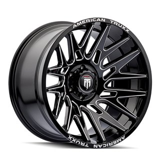 American Truxx | EVOLUTION 22x12.0 ET-44 - Gloss Black Milled