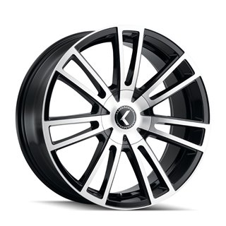 KRAZE | SPECTRA 22x8.5 ET38 - Gloss Black Machined
