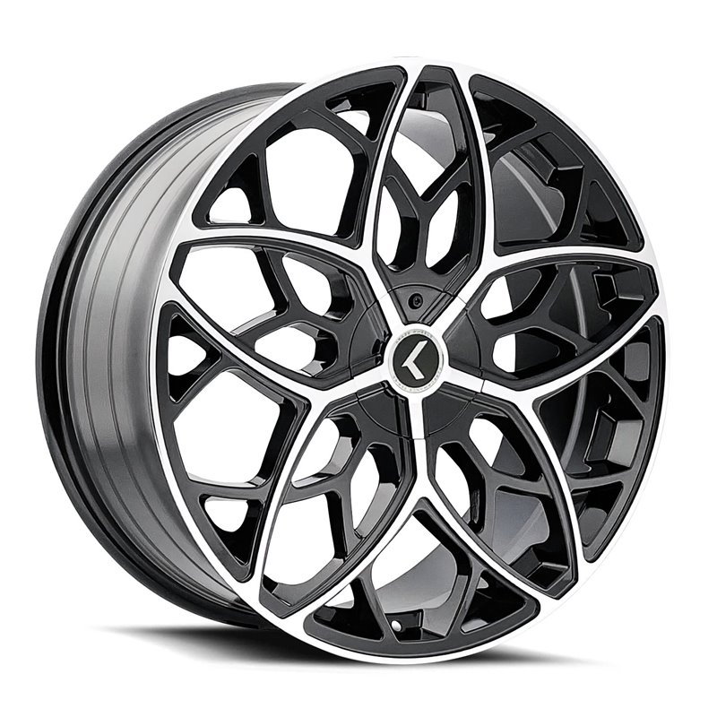 KRAZE | RICOCHET 22x8.5 ET38 - Gloss Black Machined