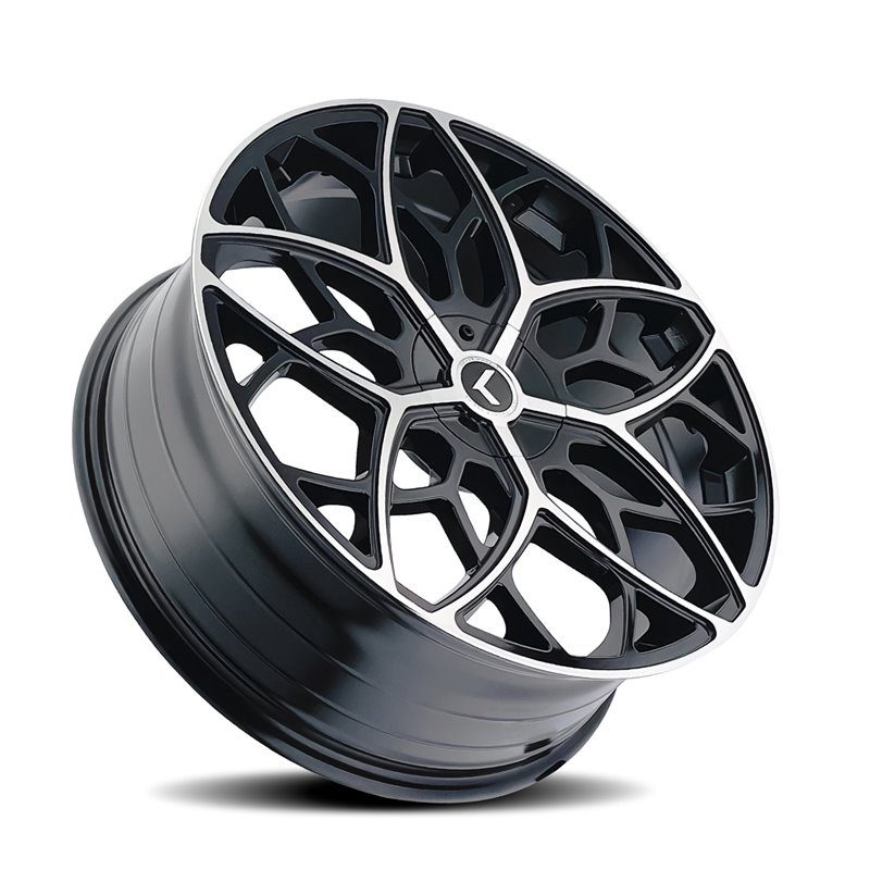 KRAZE | RICOCHET 22x8.5 ET38 - Gloss Black Machined