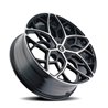KRAZE | RICOCHET 22x8.5 ET38 - Gloss Black Machined