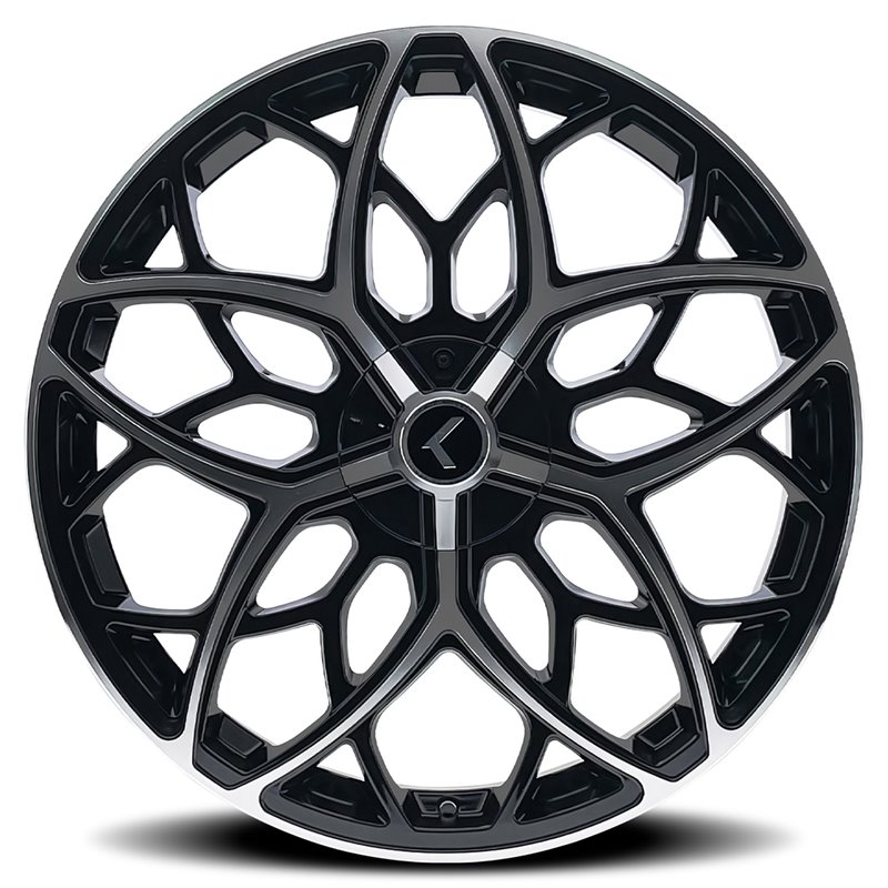 KRAZE | RICOCHET 22x8.5 ET38 - Gloss Black Machined