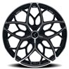 KRAZE | RICOCHET 22x8.5 ET38 - Gloss Black Machined