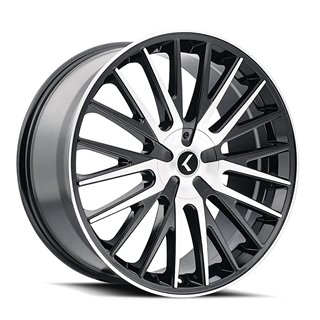 KRAZE | DOUBLE DOWN 22x8.5 ET38 - Gloss Black Machined
