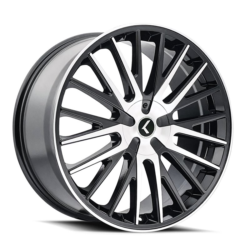 KRAZE | DOUBLE DOWN 22x8.5 ET38 - Gloss Black Machined