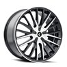KRAZE | DOUBLE DOWN 22x8.5 ET38 - Gloss Black Machined