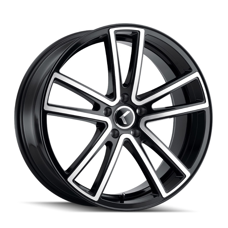 KRAZE | LUSSO 22x8.5 ET38 - Gloss Black Machined