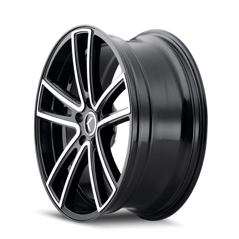 KRAZE | LUSSO 22x8.5 ET38 - Gloss Black Machined