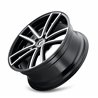 KRAZE | LUSSO 17x8.0 ET38 - Gloss Black Machined