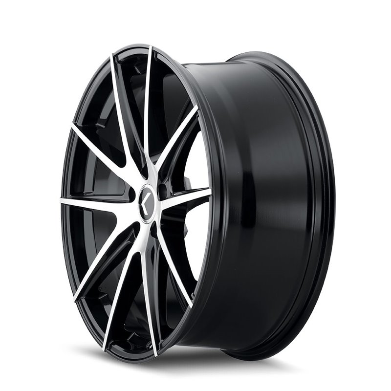 KRAZE | TURISMO 20x8.5 ET38 - Gloss Black Machined