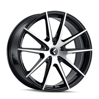 KRAZE | TURISMO 20x8.5 ET38 - Gloss Black Machined