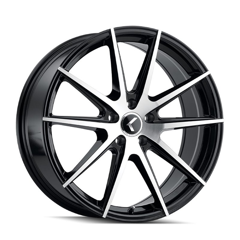KRAZE | TURISMO 20x8.5 ET38 - Gloss Black Machined