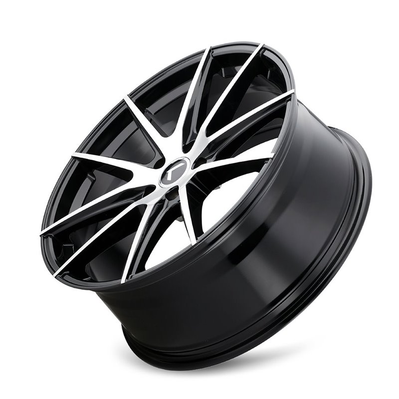 KRAZE | TURISMO 20x8.5 ET38 - Gloss Black Machined