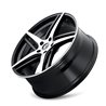 KRAZE | MILANO 18x8.0 ET40 - Gloss Black Machined