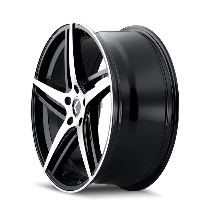 KRAZE | MILANO 18x8.0 ET40 - Gloss Black Machined