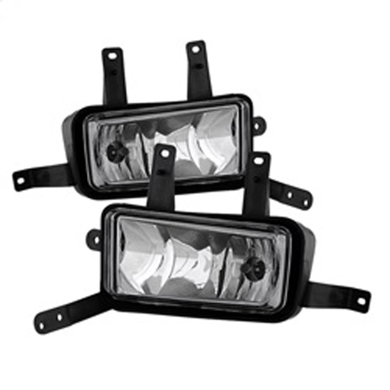 SPYDER | OEM Fog Lights W/Chrome trim Cover and Switch - Clear - Suburban / Tahoe 5.3L / 6.2L 2015-2018