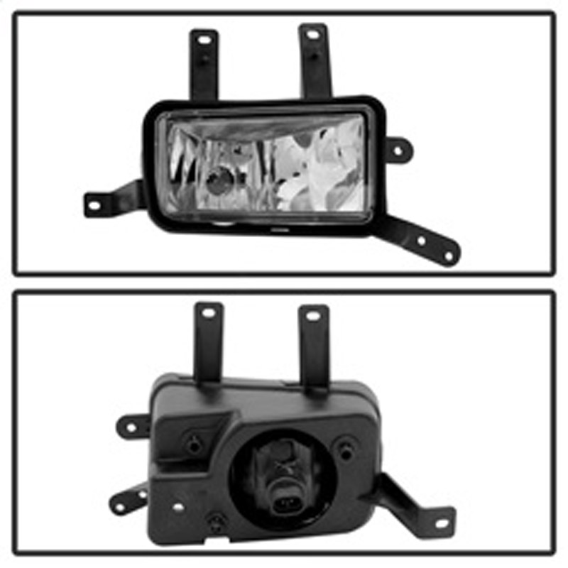 SPYDER | OEM Fog Lights W/Chrome trim Cover and Switch - Clear - Suburban / Tahoe 5.3L / 6.2L 2015-2018