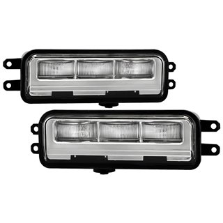 SPYDER | OEM Full LED Fog Lights W/Switch - Clear - Tundra 3.5T 2022-2024