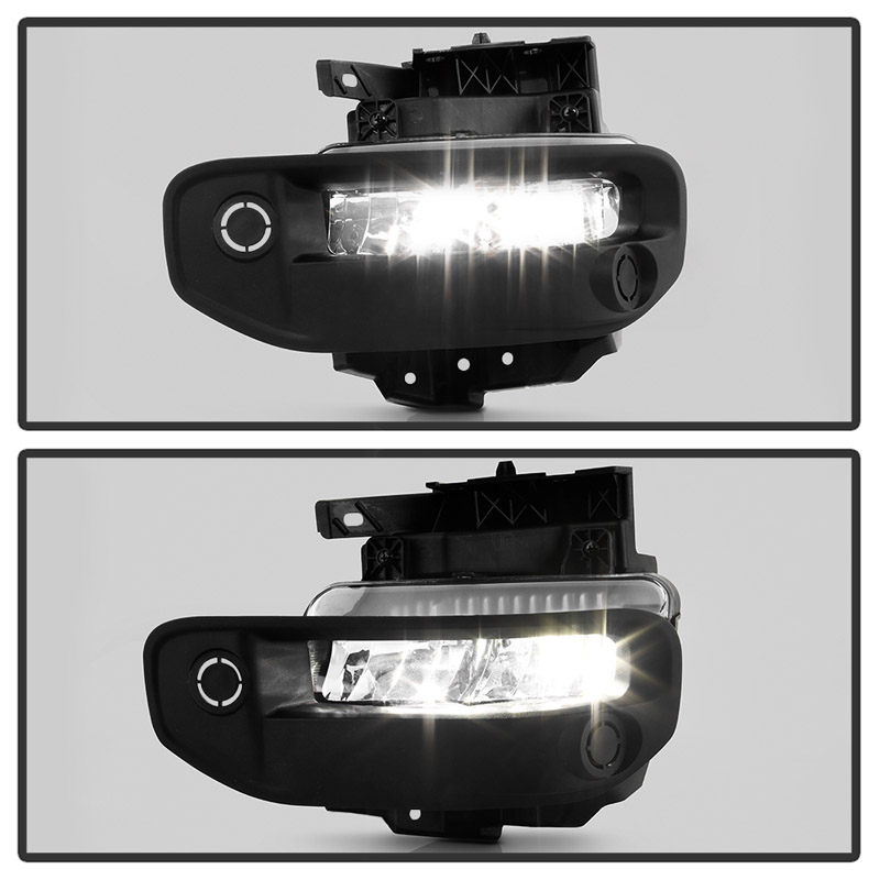 SPYDER | OEM Full LED Fog Lights W/Universal Switch - Ram 1500 2019-2022
