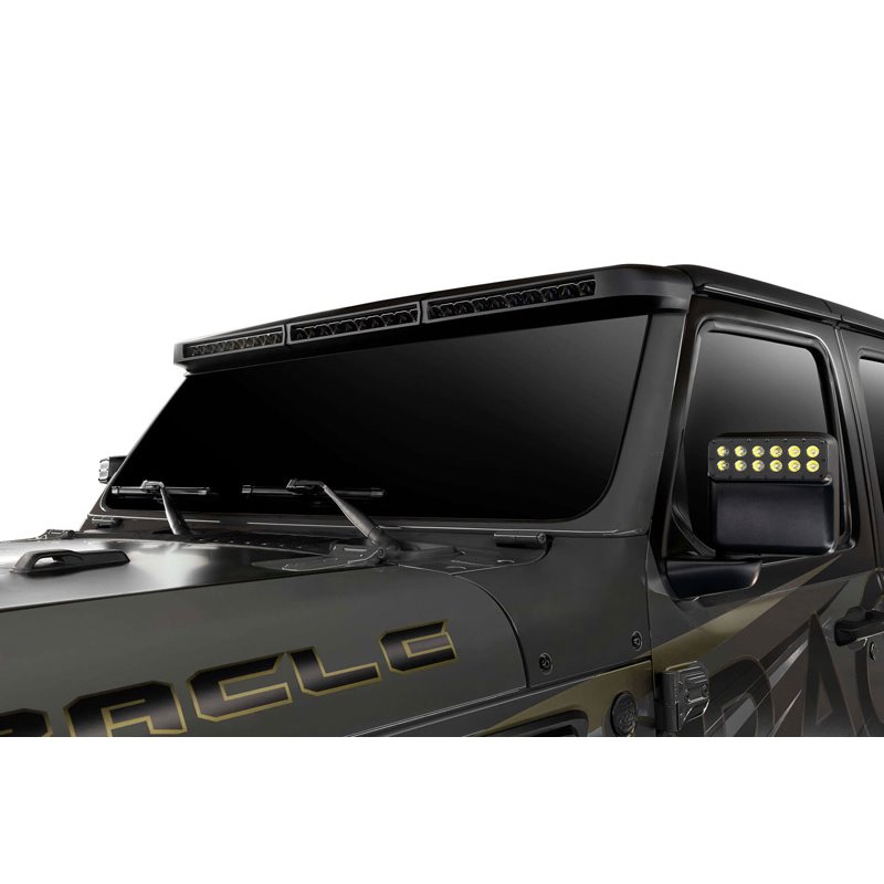 Oracle | Integrated Windshield Roof LED Light Bar System for Wrangler JL / Gladiator JT